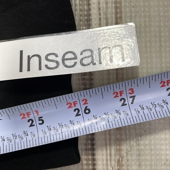 Classiques Entier Pants Black Tapered Trousers Ankle Zip Size Medium - Picture 10 of 12